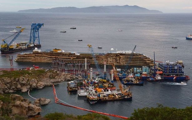Лайнер «Costa Concordia» поднят, что дальше?