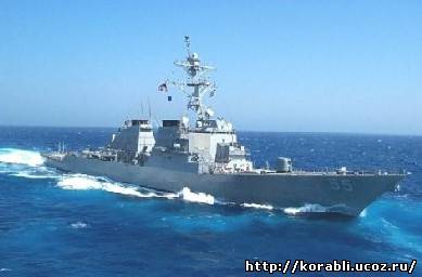 Американские и грузинские боевые корабли в Черном море