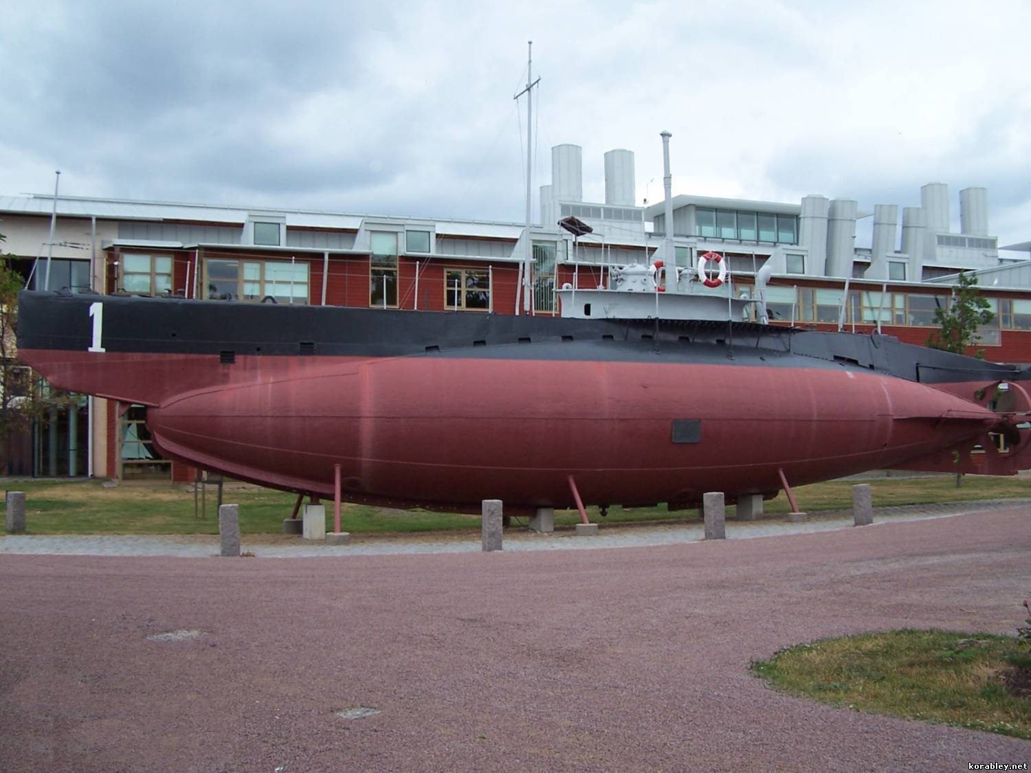 Корабль-музей - первая шведская подводная лодка