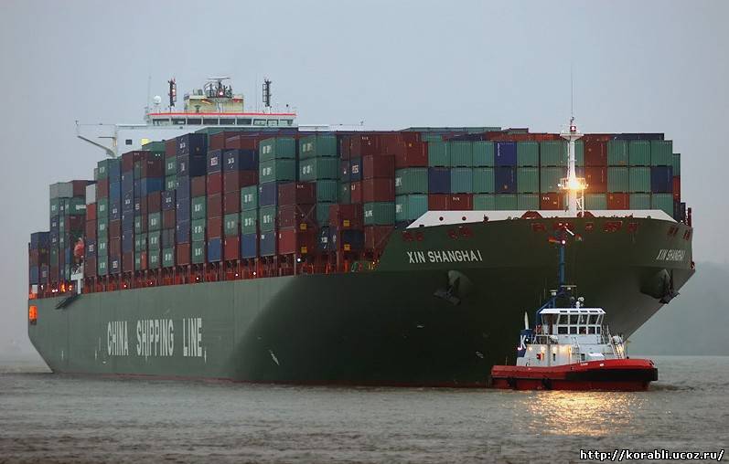 Самый крупный контейнеровоз в мире…после «Emma Maersk»