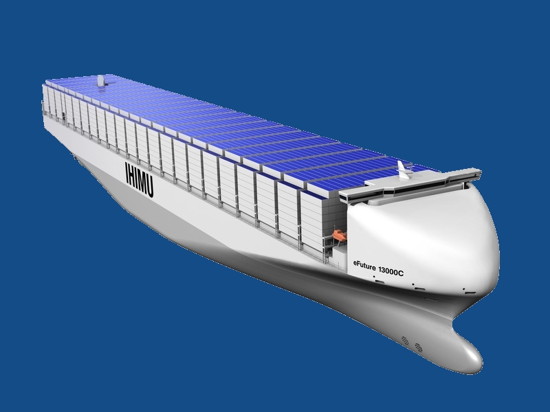 Новая концепция крупных контейнеровозов серии eFuture 13000C