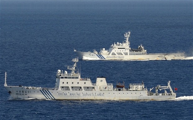 Китайские корабли «наступают»