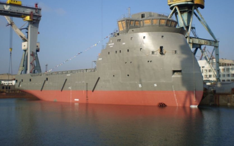 Судно снабжения «Blue Guardian» спущено на воду керченским судостроительным заводом «Залив»