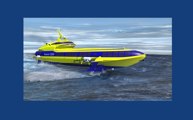 В России создадут уникальное пассажирское судно на подводных крыльях