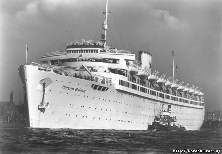 Немецкий лайнер «Wilhelm Gustloff» повторил судьбу «Титаника»