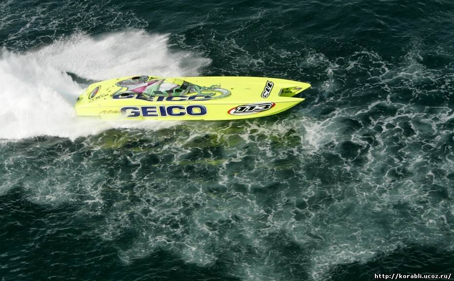 Моторный катер «MISS GEICO» самое быстрое судно на планете