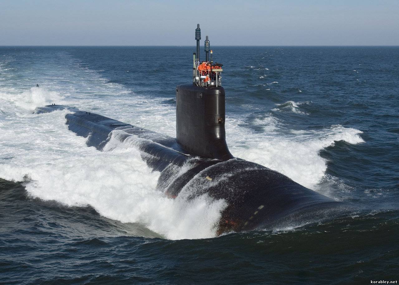 Самая современная атомная подводная лодка США класса «USS Virginia»