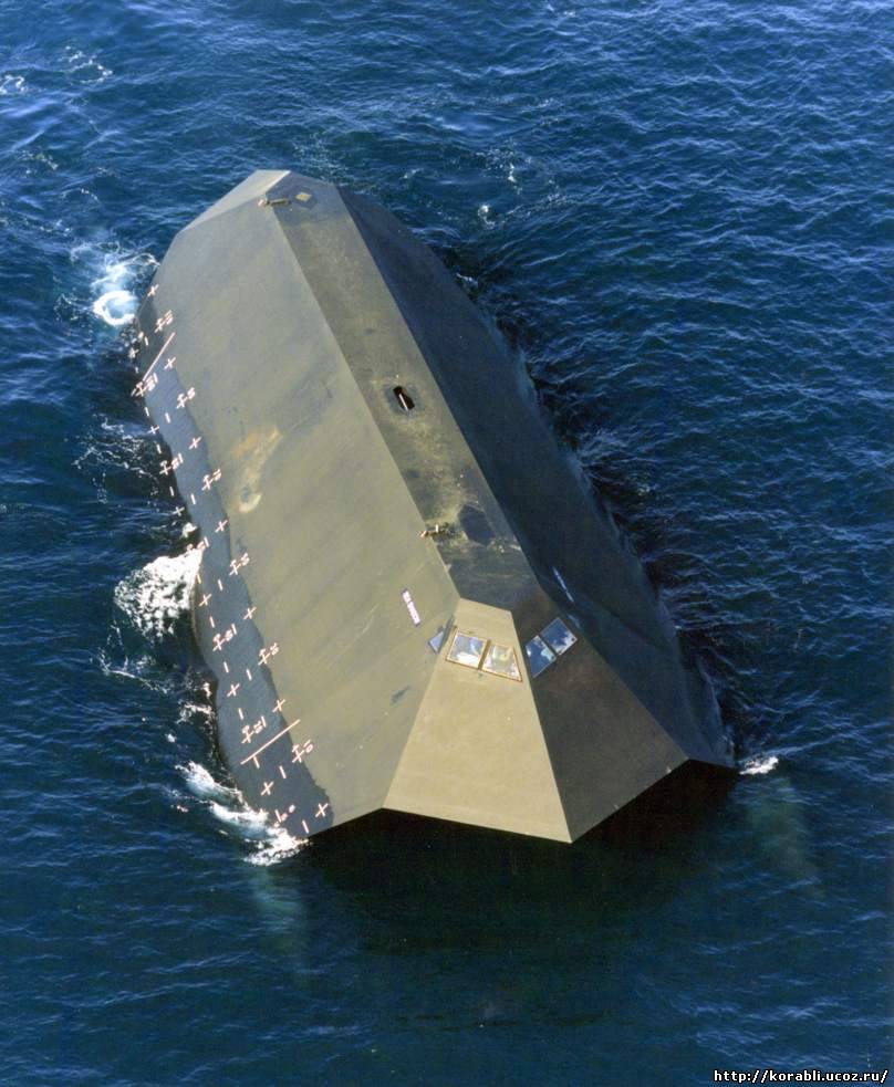 Надводный корабль «Sea Shadow» IX-529 неудачный проект ВМС США