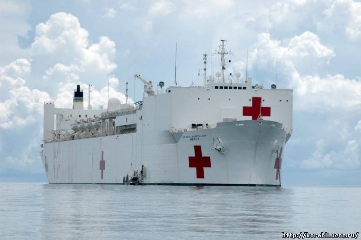 Американское госпитальное судно «USNS Mercy»