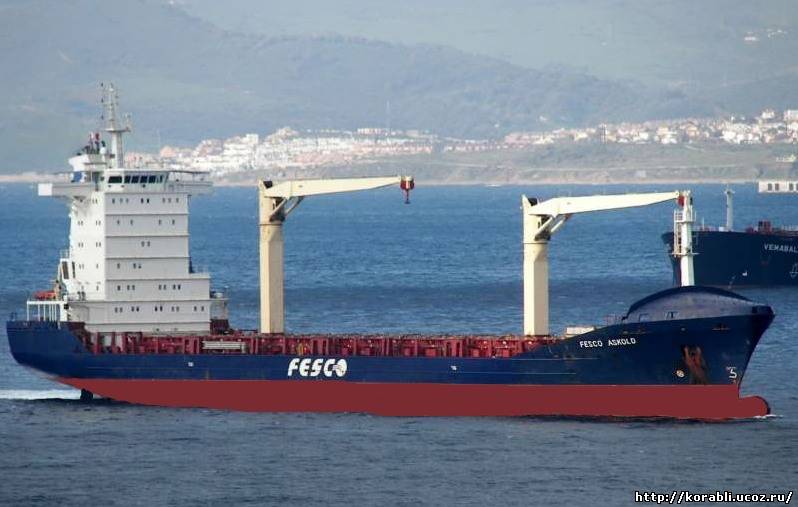 Фидерный контейнеровоз «FESCO Askold»