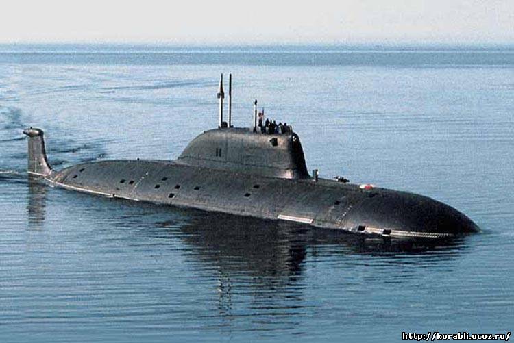 Гвардейская многоцелевая атомная подводная лодка «Гепард» 971 проекта