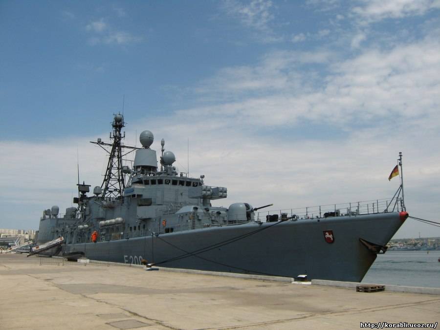 Дружественный визит фрегата ВМФ Германии «Niedersachsen» в Украину