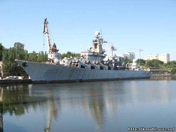 Кабинет министров Украины передаст Российской Федерации недостроенный ракетный крейсер «Украина»