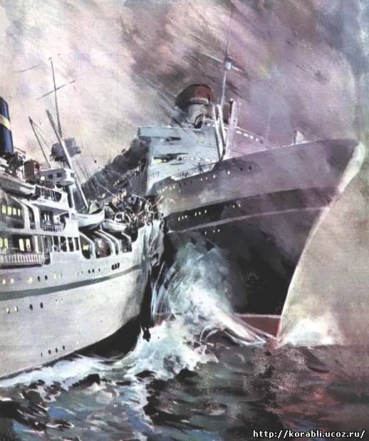 Последний путь лайнера «Andrea Doria» или столкновение в Атлантике