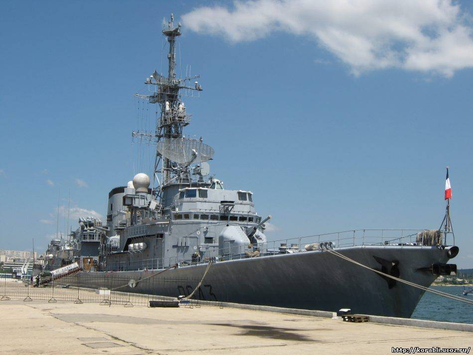 Противолодочный фрегат типа F70 ASM D643 «Jean de Vienne» в Севастополе