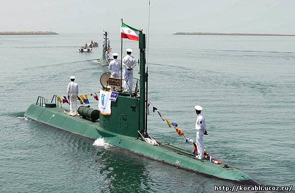 Четыре подводные лодки класса «I.R.I.S. Ghadir» приняли на вооружение ВМС Ирана