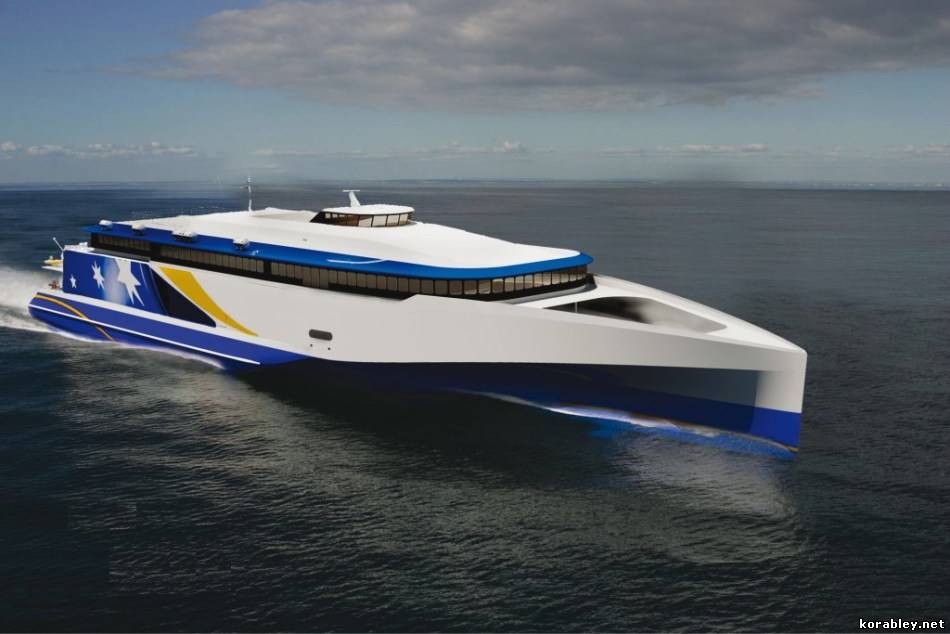Тримаран нового поколения от судостроительной компании «Austal»