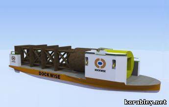Проект нового полупогружного судна компании «Dockwise»
