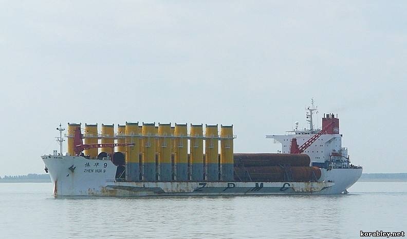 Морские перевозки на судах для тяжелых грузов «Zhen Hua»