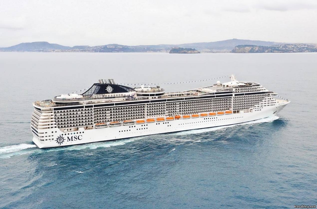 The cruise ships MSC Fantasia and MSC Splendida is a new ships generation