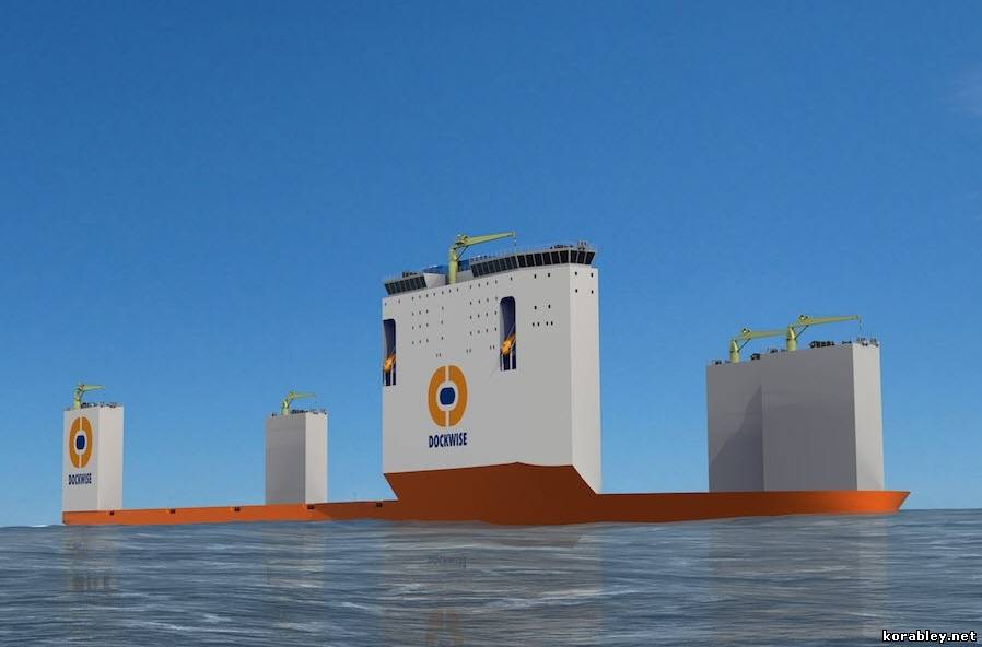 Проект нового полупогружного судна «Dockwise Vanguard» получает заказы