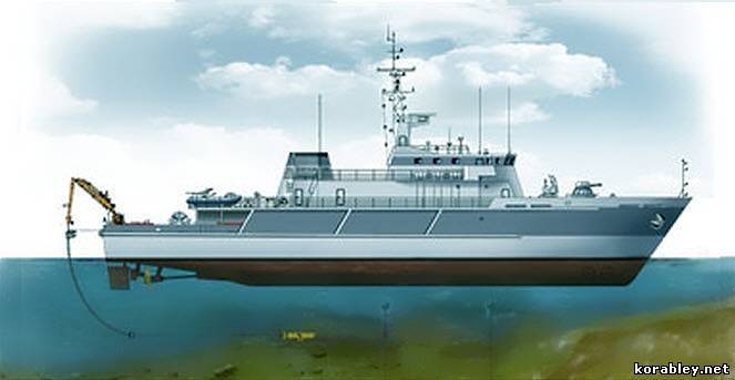 Базовый минный тральщик проекта 12700 «Александрит» для ВМФ России