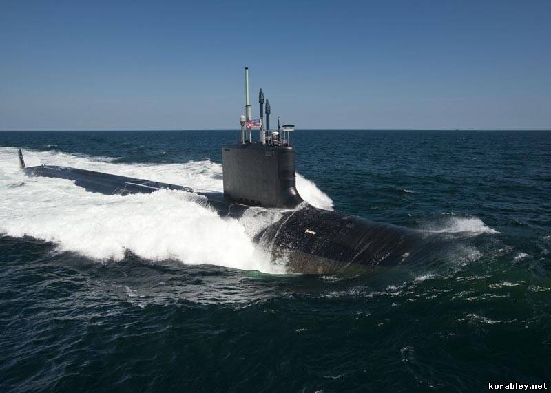 Американский флот принял в состав восьмую подводную лодку класса «Virginia»