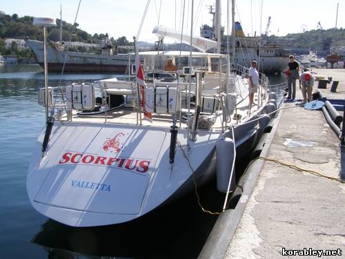 Из Севастополя отправилась в кругосветное плавание яхта «Scorpius»