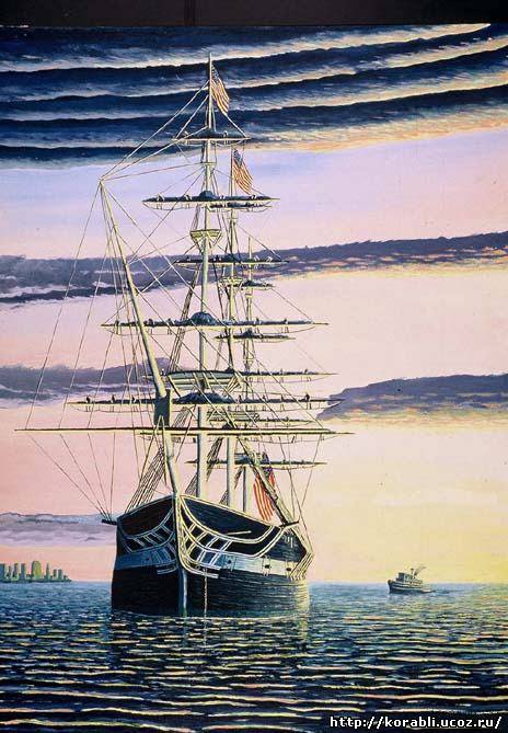 Картины кораблей художника мариниста Christopher S. Duncklee