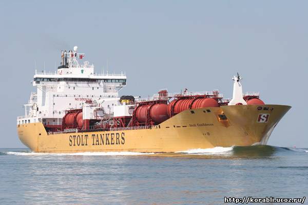 Химовоз «STOLT SAGALAND» самое большое грузовое судно этого типа