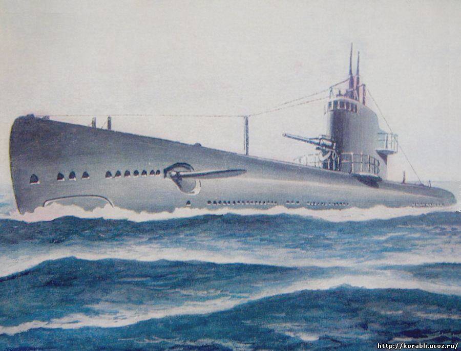 Советская подводная лодка «Д-3» «Красногвардеец» класса «Декабрист»