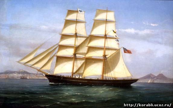 Корабль контрабандистов - балтиморский клипер «Frolic»